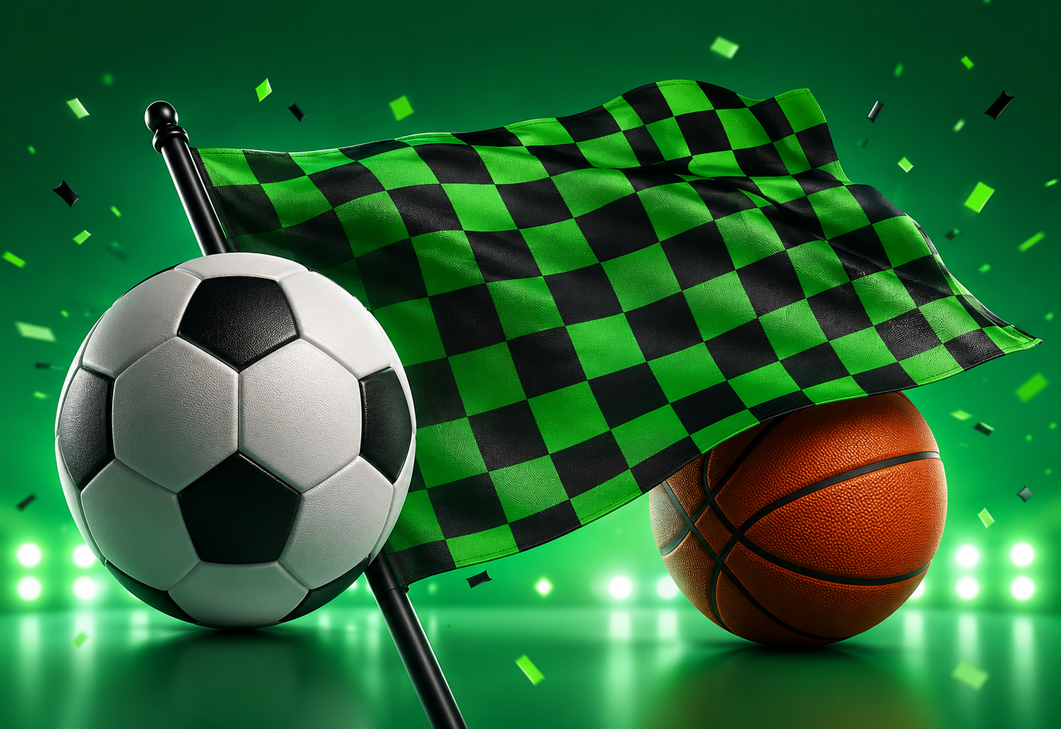 Sportsbook betting artwork used in the Rainbet sportsbook overview